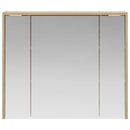 vidaXL Fürdőszobai tükörszekrény Sonoma tölgy 73,5 x 16 x 62,5 cm
