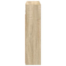 vidaXL Fürdőszobai tükörszekrény Sonoma tölgy 73,5 x 16 x 62,5 cm