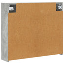 vidaXL Fürdőszobai tükörszekrény Beton Szürke 73,5 x 16 x 62,5 cm