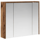 vidaXL Fürdőszobai tükörszekrény Öreg fa 73,5 x 16 x 62,5 cm Faanyag