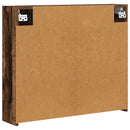 vidaXL Fürdőszobai tükörszekrény Öreg fa 73,5 x 16 x 62,5 cm Faanyag