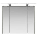 vidaXL Fürdőszobai tükörszekrény Beton Szürke 73,5 x 16 x 62,5 cm
