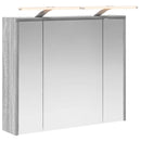 vidaXL Fürdőszobai tükörszekrény Szürke Sonoma 73,5 x 16 x 62,5 cm