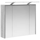vidaXL Fürdőszobai tükörszekrény Szürke Sonoma 73,5 x 16 x 62,5 cm