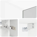 vidaXL Fürdőszobai tükörszekrény Fehér 60 x 14.5 x 70 cm Faanyag