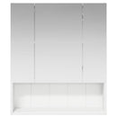 vidaXL Fürdőszobai tükörszekrény Fehér 60 x 14.5 x 70 cm Faanyag