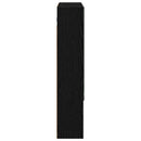 vidaXL Fürdőszobai tükörszekrény Fekete tölgy 60 x 14.5 x 70 cm