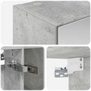 vidaXL Fürdőszobai tükörszekrény Beton Szürke 60 x 14.5 x 70 cm