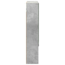 vidaXL Fürdőszobai tükörszekrény Beton Szürke 60 x 14.5 x 70 cm