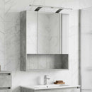 vidaXL Fürdőszobai tükörszekrény Beton Szürke 60 x 14.5 x 70 cm