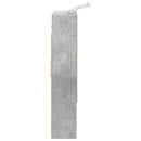 vidaXL Fürdőszobai tükörszekrény Beton Szürke 60 x 14.5 x 70 cm