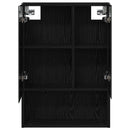 vidaXL Fürdőszobai tükörszekrény Fekete tölgy 50 x 14,5 x 70 cm