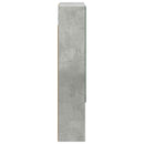 vidaXL Fürdőszobai tükörszekrény Beton Szürke 50 x 14,5 x 70 cm