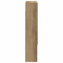 vidaXL Fürdőszobai tükörszekrény Művészi tölgy 50 x 14,5 x 70 cm
