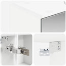 vidaXL Fürdőszobai tükörszekrény Fehér 50 x 14,5 x 70 cm Faanyag