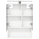vidaXL Fürdőszobai tükörszekrény Fehér 50 x 14,5 x 70 cm Faanyag