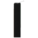 vidaXL Fürdőszobai tükörszekrény Fekete tölgy 50 x 14,5 x 70 cm