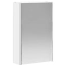 vidaXL Fürdőszobai tükörszekrény Fehér 33 x 11,5 x 50 cm Faanyag