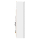 vidaXL Fürdőszobai tükörszekrény Fehér 33 x 11,5 x 50 cm Faanyag