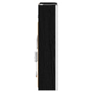vidaXL Fürdőszobai tükörszekrény Fekete tölgy 33 x 11,5 x 50 cm