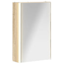 vidaXL Fürdőszobai tükörszekrény Sonoma tölgy 33 x 11,5 x 50 cm