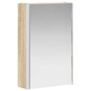 vidaXL Fürdőszobai tükörszekrény Sonoma tölgy 33 x 11,5 x 50 cm