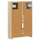 vidaXL Fürdőszobai tükörszekrény Sonoma tölgy 33 x 11,5 x 50 cm