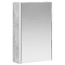 vidaXL Fürdőszobai tükörszekrény Beton Szürke 33 x 11,5 x 50 cm
