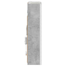 vidaXL Fürdőszobai tükörszekrény Beton Szürke 33 x 11,5 x 50 cm