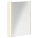 vidaXL Fürdőszobai tükörszekrény Fehér 43 x 11,5 x 60,5 cm Faanyag