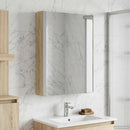 vidaXL Fürdőszobai tükörszekrény Sonoma tölgy 43 x 11,5 x 60,5 cm