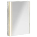 vidaXL Fürdőszobai tükörszekrény Beton Szürke 43 x 11,5 x 60,5 cm