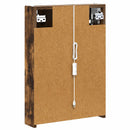 vidaXL Fürdőszobai tükörszekrény Füstölt tölgy 43 x 11,5 x 60,5 cm