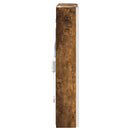 vidaXL Fürdőszobai tükörszekrény Füstölt tölgy 43 x 11,5 x 60,5 cm