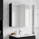 vidaXL Fürdőszobai tükörszekrény Fekete tölgy 63,5 x 15,5 x 70 cm
