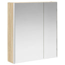 vidaXL Fürdőszobai tükörszekrény Sonoma tölgy 63,5 x 15,5 x 70 cm
