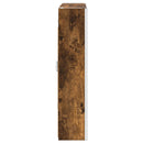 vidaXL Fürdőszobai tükörszekrény Füstölt tölgy 63,5 x 15,5 x 70 cm