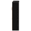 vidaXL Fürdőszobai tükörszekrény Fekete tölgy 63,5 x 15,5 x 60,5 cm