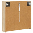 vidaXL Fürdőszobai tükörszekrény Sonoma tölgy 63,5 x 15,5 x 60,5 cm