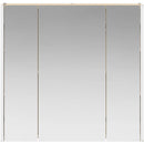 vidaXL Fürdőszobai tükörszekrény Sonoma tölgy 63,5 x 15,5 x 60,5 cm
