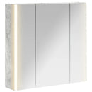 vidaXL Fürdőszobai tükörszekrény Beton Szürke 63,5 x 15,5 x 60,5 cm