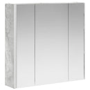 vidaXL Fürdőszobai tükörszekrény Beton Szürke 63,5 x 15,5 x 60,5 cm
