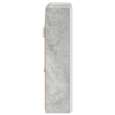 vidaXL Fürdőszobai tükörszekrény Beton Szürke 63,5 x 15,5 x 60,5 cm