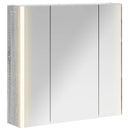 vidaXL Fürdőszobai tükörszekrény Szürke Sonoma 63,5 x 15,5 x 60,5 cm