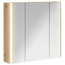 vidaXL Fürdőszobai tükörszekrény Művészi tölgy 63,5 x 15,5 x 60,5 cm