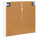 vidaXL Fürdőszobai tükörszekrény Fehér 73.5 x 15.5 x 70 cm Faanyag