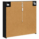 vidaXL Fürdőszobai tükörszekrény Fekete tölgy 73.5 x 15.5 x 70 cm