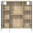 vidaXL Fürdőszobai tükörszekrény Sonoma tölgy 73.5 x 15.5 x 70 cm