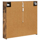 vidaXL Fürdőszobai tükörszekrény Füstölt tölgy 73.5 x 15.5 x 70 cm