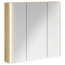 vidaXL Fürdőszobai tükörszekrény Művészi tölgy 73.5 x 15.5 x 70 cm